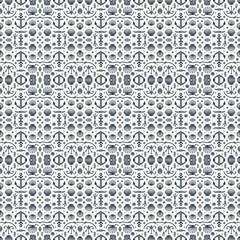 Fototapeta premium Seamless Sea Life Pattern – Trendy Textile and Fashion Design for Ocean-Inspired Prints