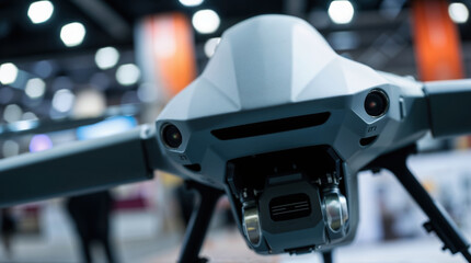 Fototapeta premium Cutting-edge military UAV with advanced surveillance technology