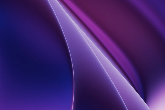 Abstract 3D rendering with smooth purple gradients and elegant curves