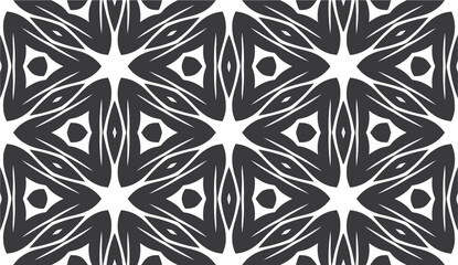 Fototapeta premium Black & White Seamless Pattern