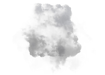 fluffy smoke pollution on background