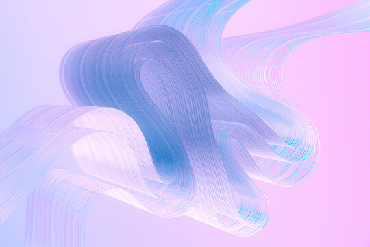 Abstract glass textured purple waves with a fluid and dynamic design