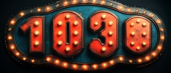 Retro Sign 1030 Display