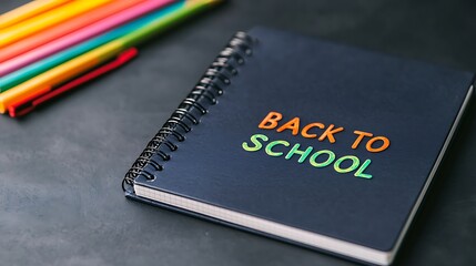 Obraz premium A dark notebook with 