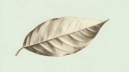 mocha color theme, minimalist style, leaf, nature, green, isolated, plant, white, tree, leaves, macro, autumn, color, orange, texture, vein, yellow, natural, fresh, botany, foliage, season, closeup, o