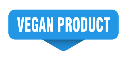 vegan product sticker. vegan product sign on transparent background