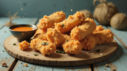 fried chicken nuggets