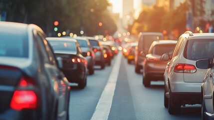 Busy City Commute  Prime Location Suitable for Real Estate Listing