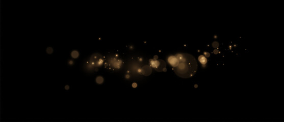 Abstract gold bokeh background with blurred lights.  © TOMA