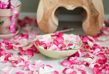 Petals of a pujo ritual