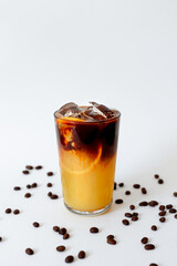 Refreshing Iced Espresso with Orange Juice