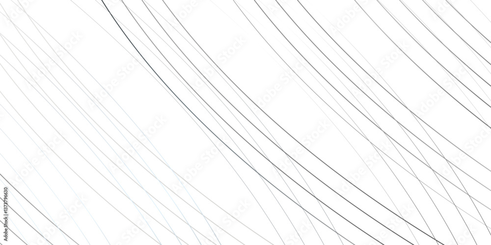 Poster curve wave seamless pattern line texture. abstract white and gray vector wave elegant striped diagon