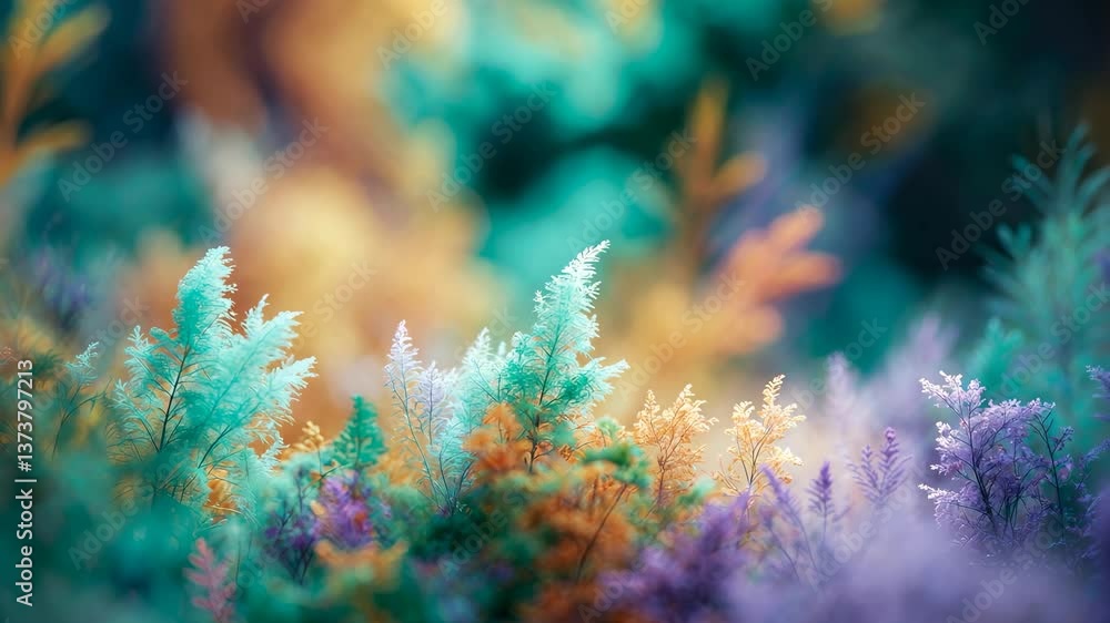 Poster abstract blurred vibrant background producing gentle transitions and a soft focus effect for design 