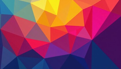 Geometric shapes, vibrant color palette, modern style, color, lines, background