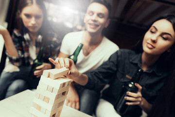 group of friends celebrating