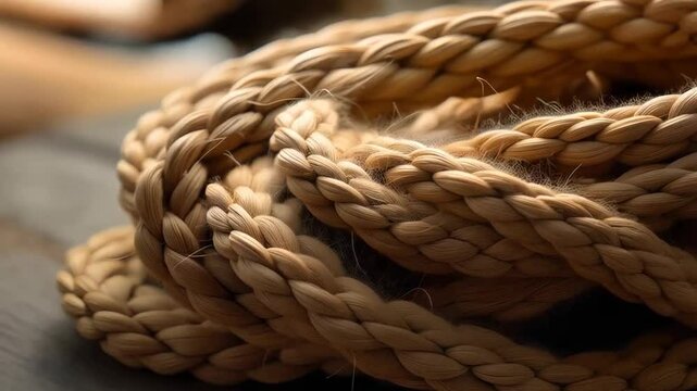 A tangle of rope twine representing a mess or confusion
