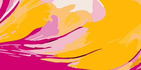 Colorful Abstract Web Banner Design with Smooth Wave Elements. Modern and Vibrant Abstract Web Background Featuring Flowing Wave Arts. Clean Line Colorful Abstract Web Banner with Gradient Waves