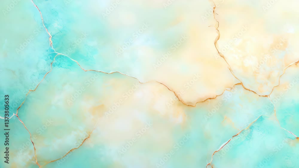Poster Colorful abstract design with gentle hues and delicate textures creating a serene atmosphere
