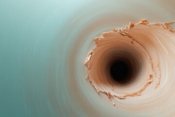 Swirling shades create an illusion of depth, drawing viewers int