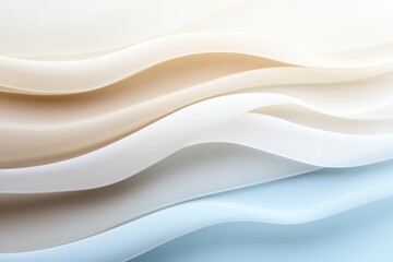 Soft undulating layers blend together, showcasing subtle color t