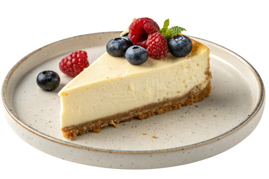 cheesecake with berries