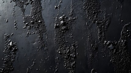 High-Quality Coarse Black Concrete Wall Texture Background for Professional Use