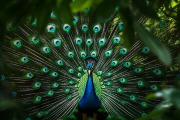 Obraz premium peacock with feathers
