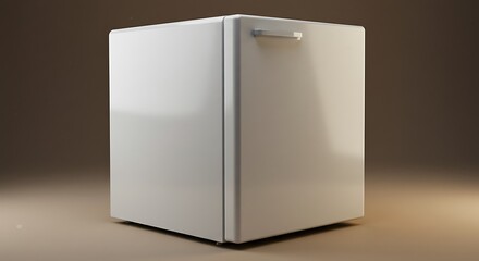 Modern Minimalist White Refrigerator Design