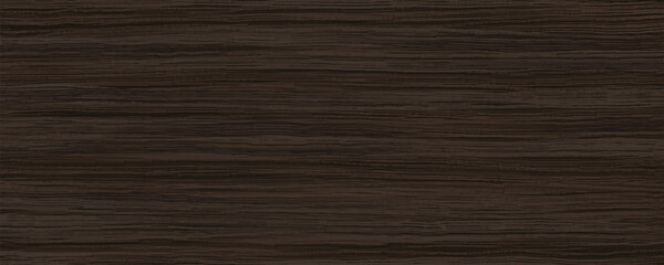 Dark walnut wood texture with horizontal veins. Vector brown wood background. Lining boards wall. Dried planks. Painted wood. Swatch for laminate