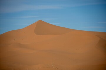 Desert Dune under Blue Sky