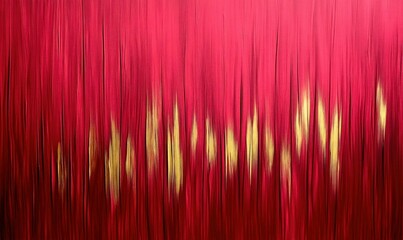 Abstract red and gold background with dynamic vertical lines and blurred metallic accents.