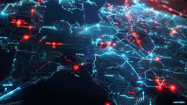 Tech - inspired Network View of the Middle East Region