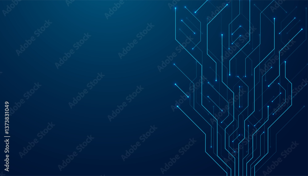 Aufkleber motherboard technology abstract texture design. creative idea ai banner concept for internet technol