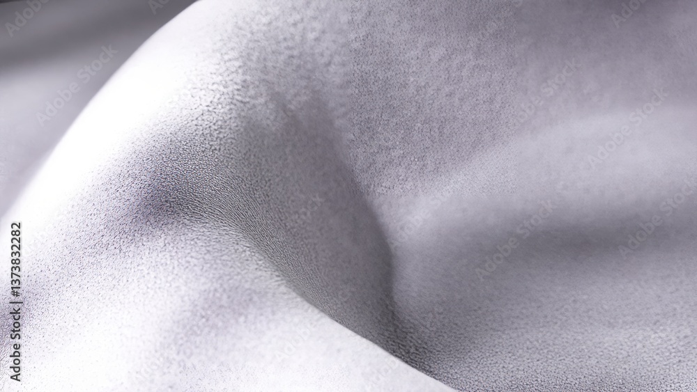 Aufkleber delicate silver fabric softly rippling, creating gentle undulating waves while revealing intricate t
