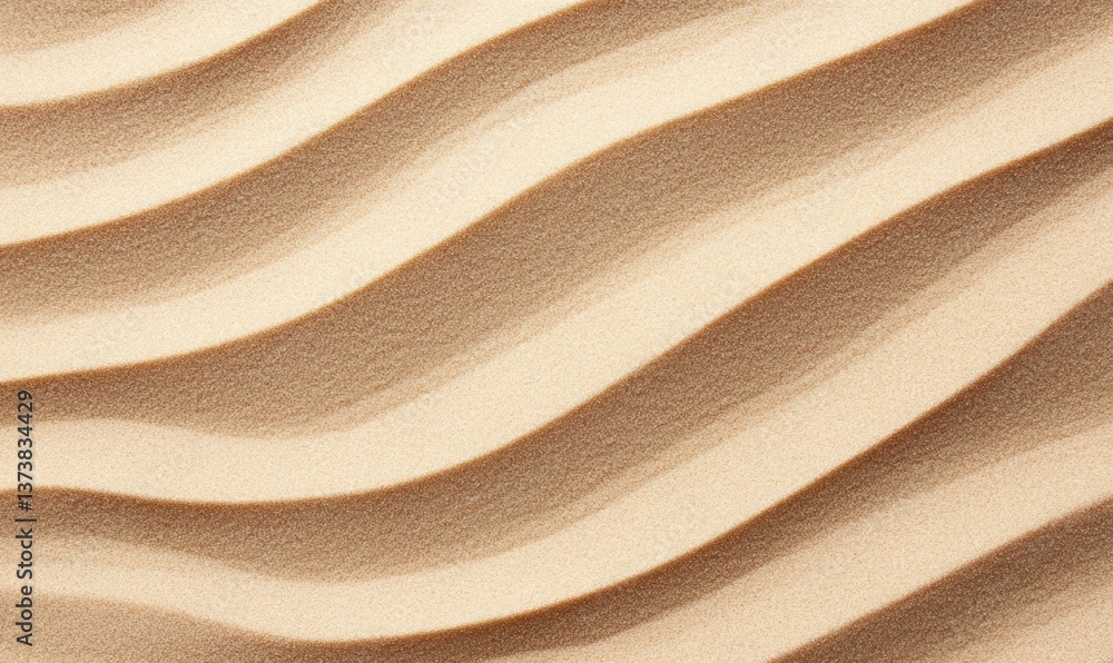 Aufkleber undulating sand dunes create a mesmerizing pattern of light and shadow in a desert landscape.