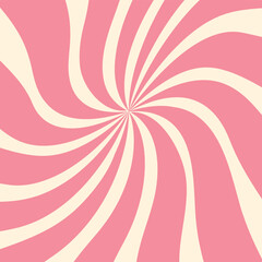 Groovy wave stripe background. Distorted vertical stripes, warped streaks, fluid liquid wavy lines, doodle waves. Candy style