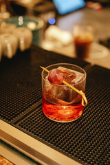 Charming and cozy interior of an Italian restaurant, featuring rustic decor and a warm, inviting atmosphere.