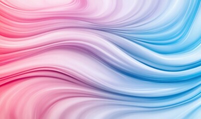 Obraz premium Gentle waves of pink and blue intertwine in this soft abstract background for your project.
