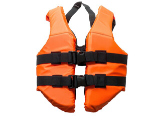 Isolated Orange Life Vest
