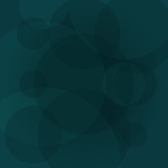 Abstract Teal Circle Background