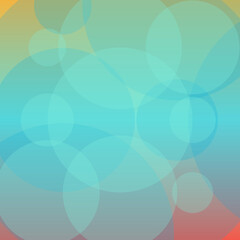 Obraz premium Abstract Colorful Circle Overlays Background
