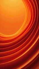 Abstract orange swirls and curves on warm colorful background,  backdrop,  creative