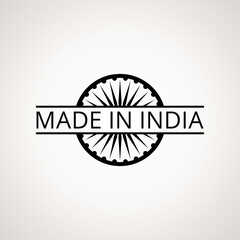 Made in India - symbol from the Indian flag