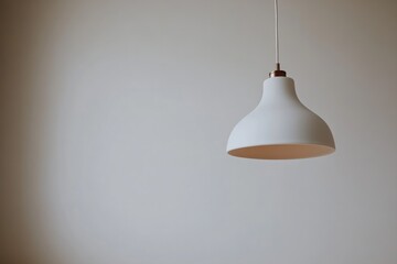 Minimalist pendant light with soft illumination enhancing modern
