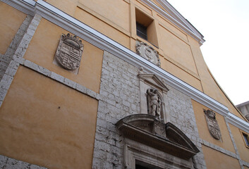 Obraz premium san miguel et san julian church in valladolid in spain 