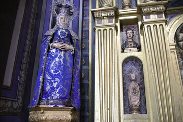 san miguel et san julian church in valladolid in spain 