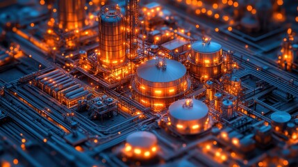 A concept image of a glowing supply chain map showing sustainable product flows across the globe