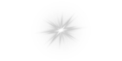 Fototapeta premium Png Light effects. Png Isolated white transparent light effects, glare, explosion, sparkle, dust, line, solar flare, spark and stars, spotlight, curve rotation. Sunlight, abstract special effect. 