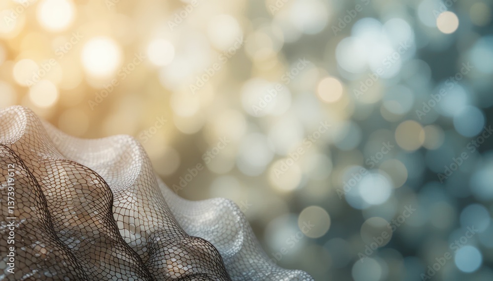 Poster Abstract texture displaying luminous bokeh effects studio visual art soft lighting close-up artistic expression