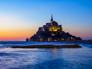 Mont Saint-Michel, Normandie, Frankreich, Europa